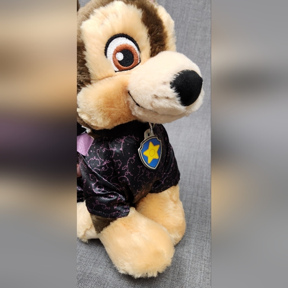 Build A Bear Workshop Paw Patrol Chase Plush / With Jack Skellington Outfit. - Picture 4 of 4
